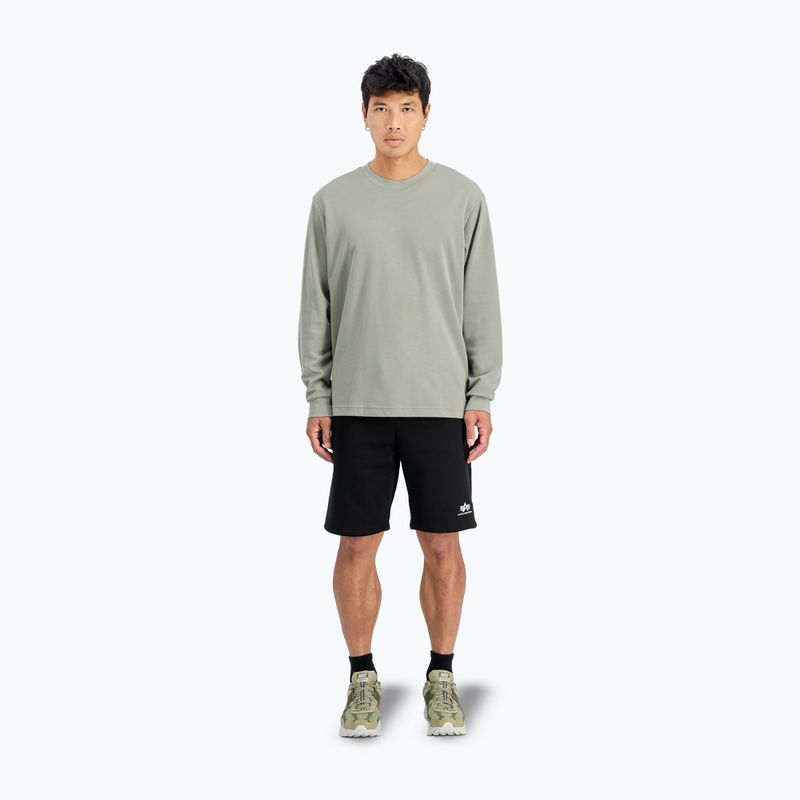 Férfi Alpha Industries Basic Small Logo II rövidnadrág fekete 2
