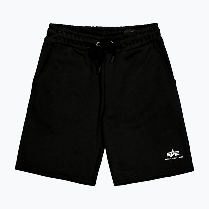 Férfi Alpha Industries Basic Small Logo II rövidnadrág fekete 8