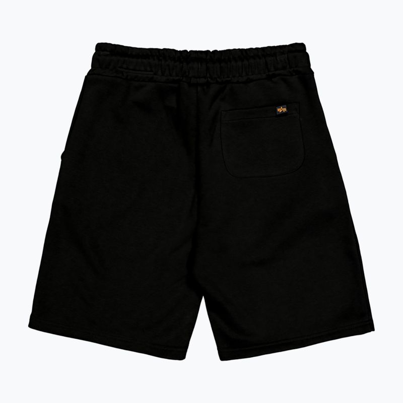 Férfi Alpha Industries Basic Small Logo II rövidnadrág fekete 9