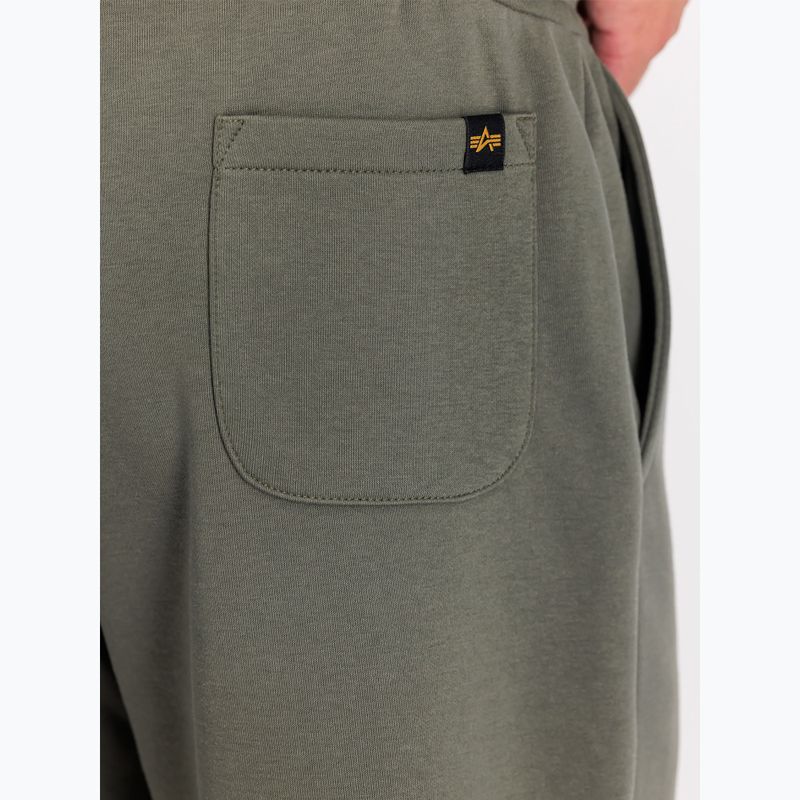 Férfi Alpha Industries Basic Small Logo II sötét olajzöld rövidnadrág 7