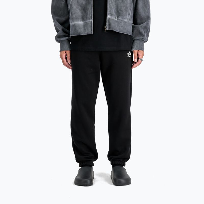 Férfi Alpha Industries Basic Small Logo II Jogger nadrág fekete