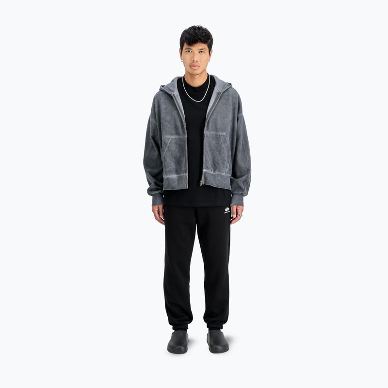 Férfi Alpha Industries Basic Small Logo II Jogger nadrág fekete 2