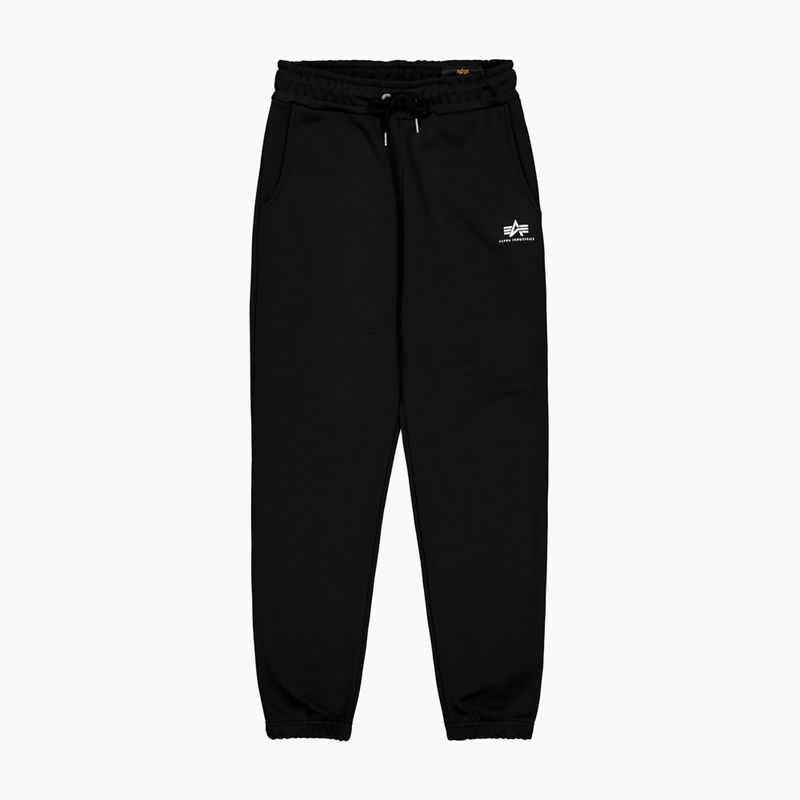 Férfi Alpha Industries Basic Small Logo II Jogger nadrág fekete 12