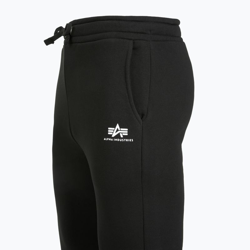 Férfi Alpha Industries Basic Small Logo II Jogger nadrág fekete 10