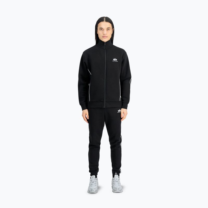 Alpha Industries férfi Track Small Logo Jogger nadrág fekete 2