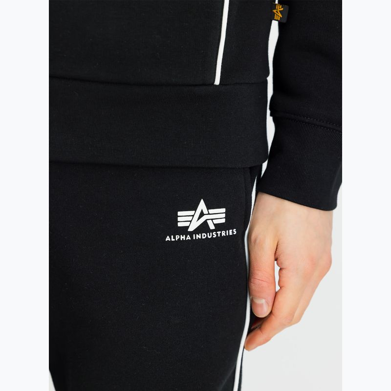 Alpha Industries férfi Track Small Logo Jogger nadrág fekete 5