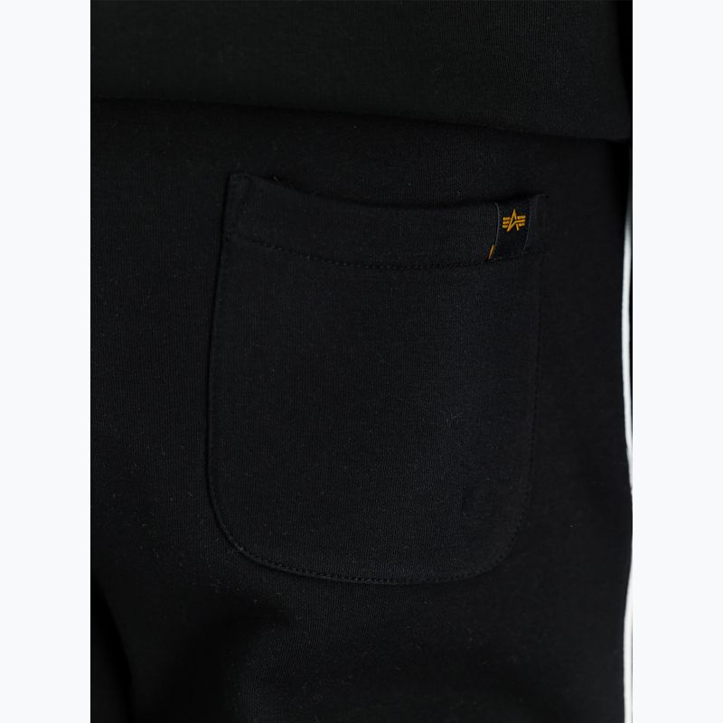 Alpha Industries férfi Track Small Logo Jogger nadrág fekete 6