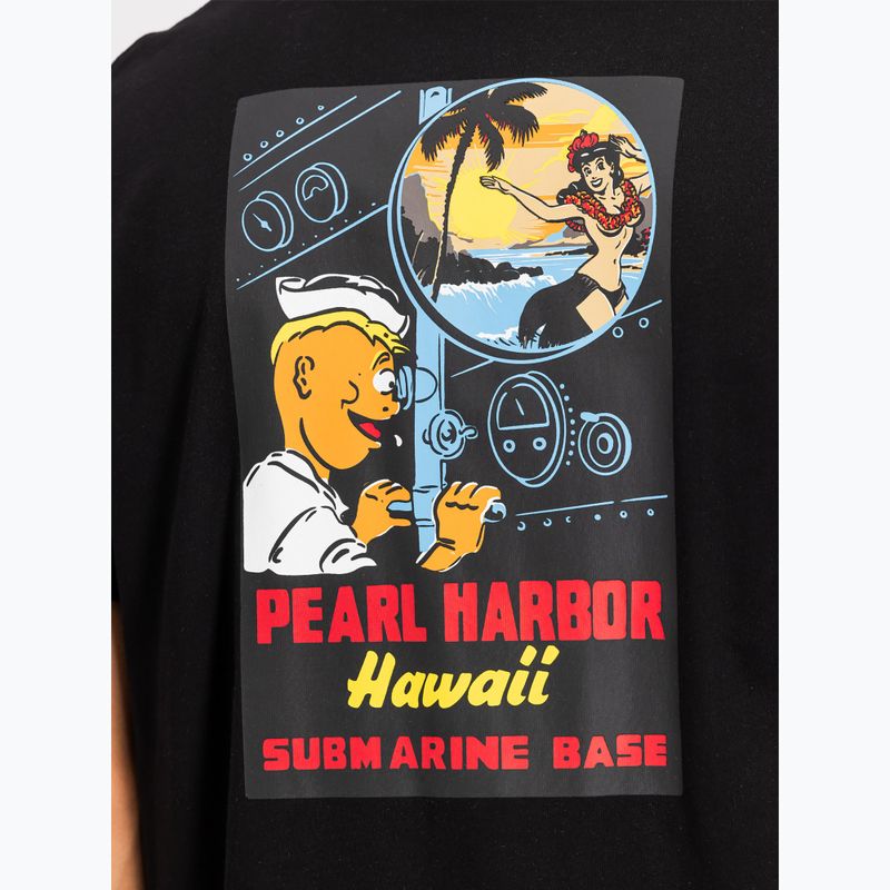 Alpha Industries férfi Pearl Harbor Back Print póló fekete 6