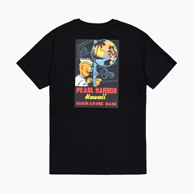 Alpha Industries férfi Pearl Harbor Back Print póló fekete 8