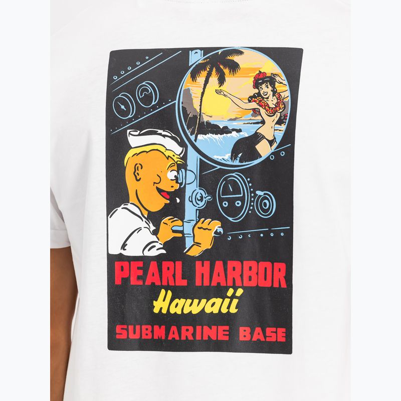 Alpha Industries férfi Pearl Harbor Back Print T-shirt fehér 4