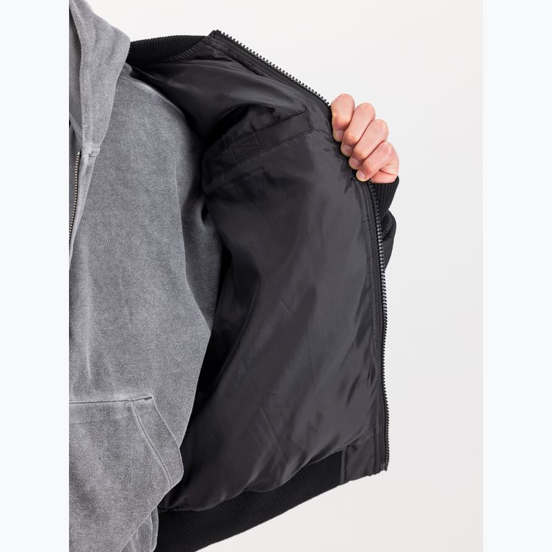 Férfi bélelt dzseki Alpha Industries MA-1 Logo Puffer Bomber black 5
