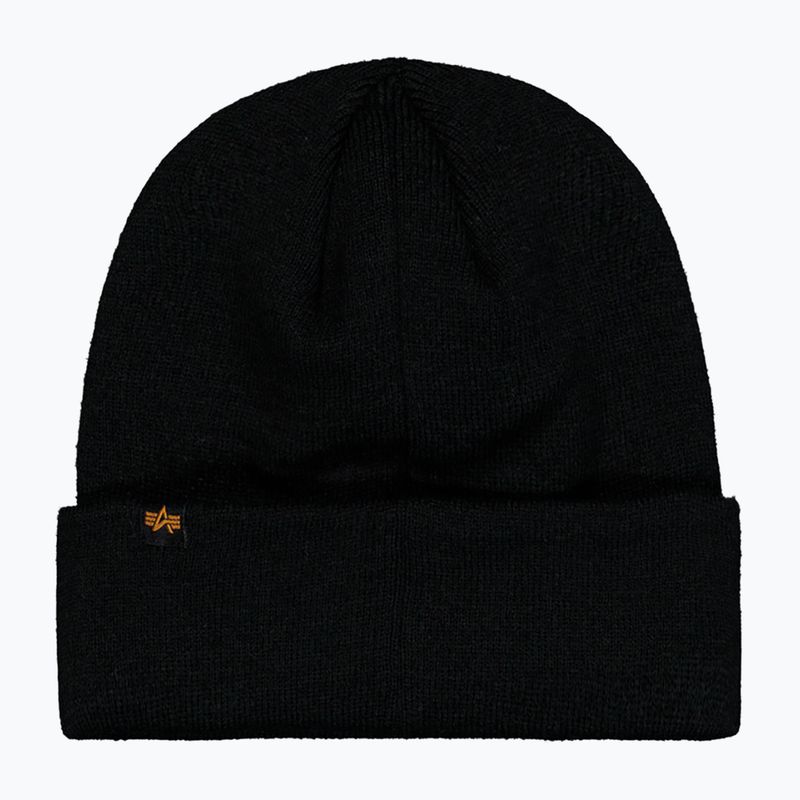 Téli sapka Alpha Industries Metal Logo Beanie black 2