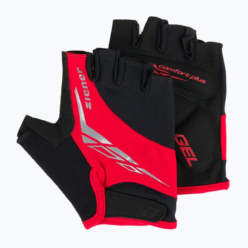 ZIENER MTB kerékpáros kesztyű Ceniz GELshock 888 Piros Z-988205/888/7,5