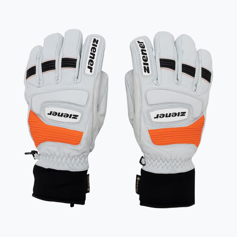 Férfi síelő kesztyű ZIENER Guard GTX + Gore Grip PR fehér 801019 2
