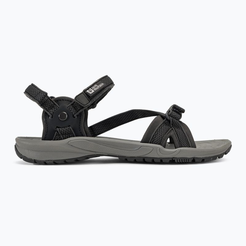 Jack Wolfskin Lakewood Ride fekete női szandál  2