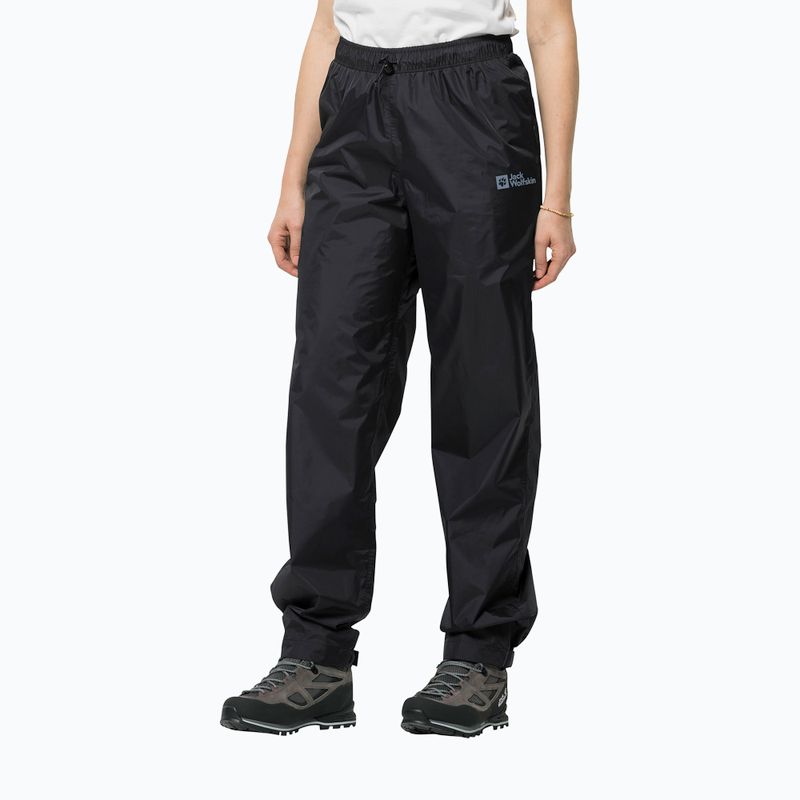 Jack Wolfskin Rainy Day softshell nadrág fekete 1112741