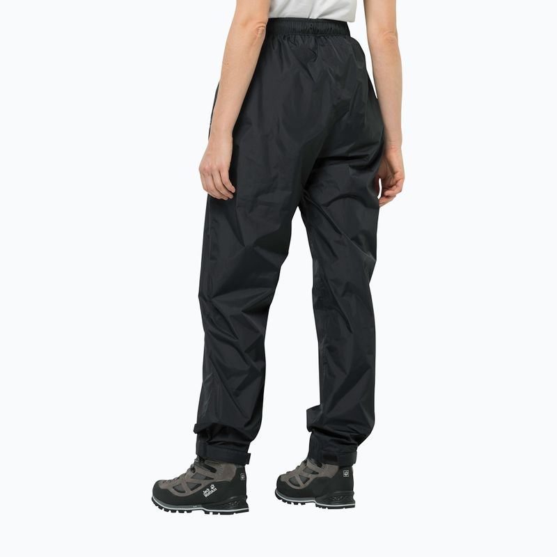 Jack Wolfskin Rainy Day softshell nadrág fekete 1112741 2