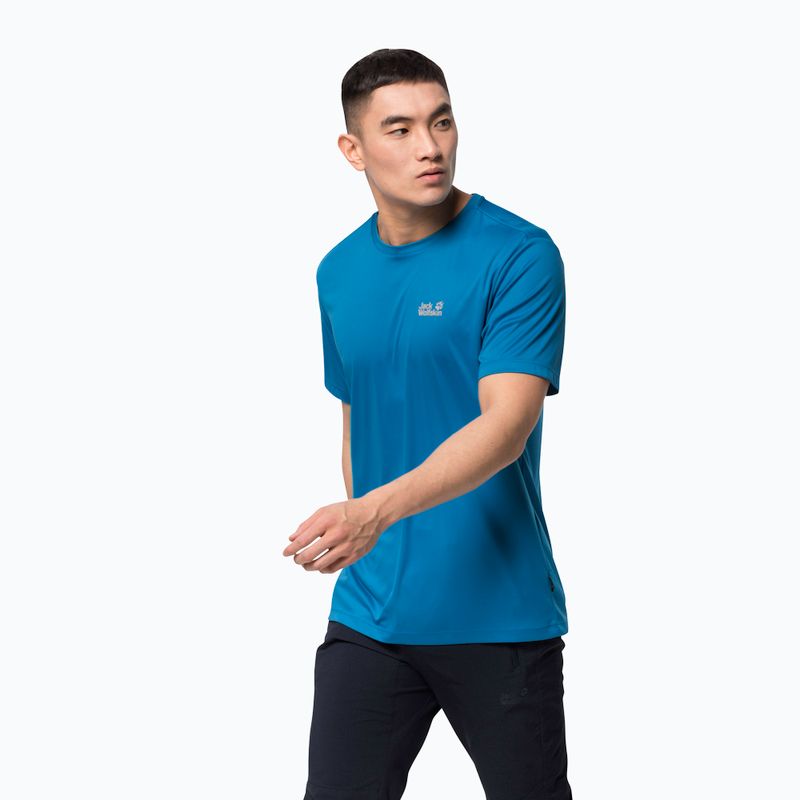 Jack Wolfskin férfi túrázó póló Tech kék 1807071_1361_002
