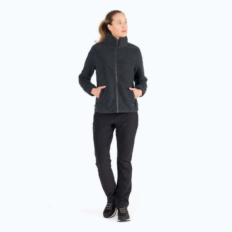 Jack Wolfskin női fleece pulóver High Cloud szürke 1708731 7