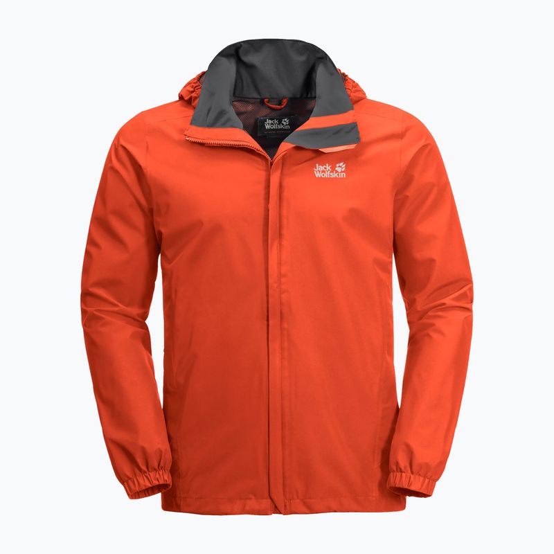 Jack Wolfskin férfi Stormy Point esőkabát narancssárga 1111141_3017_002 5