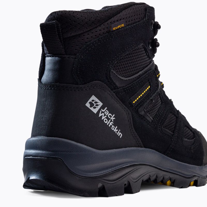 Jack Wolfskin férfi túrabakancs Vojo 3 Texapore Mid fekete 4042461 7