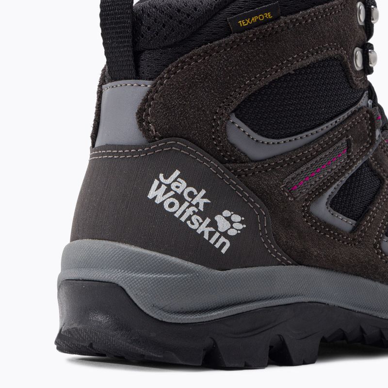 Női túrabakancs Jack Wolfskin Vojo 3 Texapore Mid szürke 4042471_6157 7