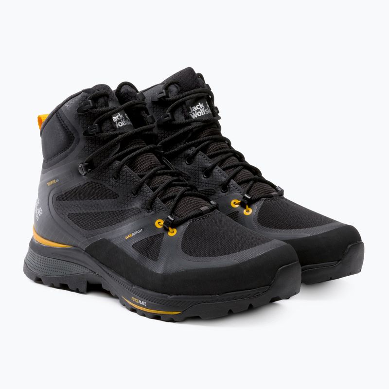 Jack Wolfskin férfi Force Trekker Texapore trekking csizma fekete 4048601_6055 4