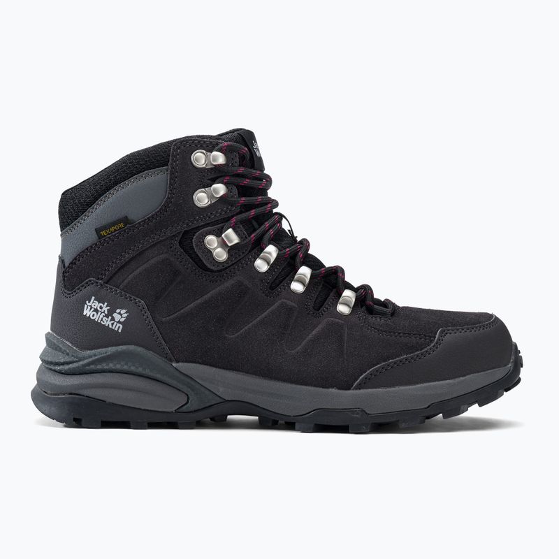 Jack Wolfskin női túrabakancs Refugio Texapore Mid szürke 4050871 2