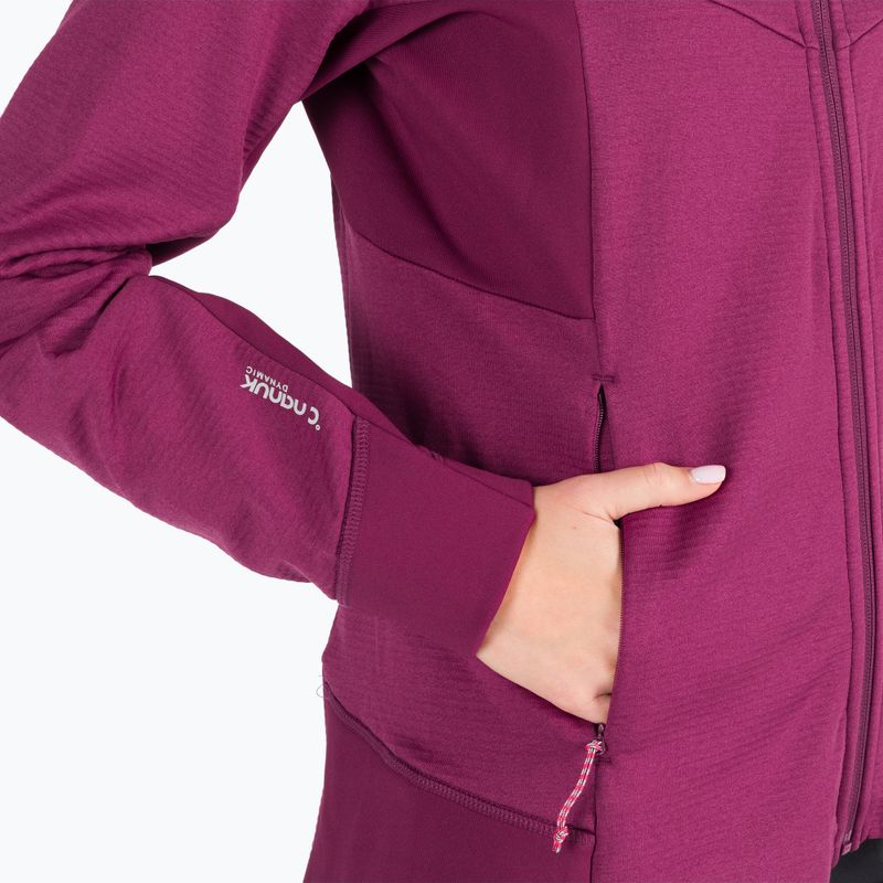 Jack Wolfskin női Hydro Grid Fleece pulóver rózsaszín 1709911 6