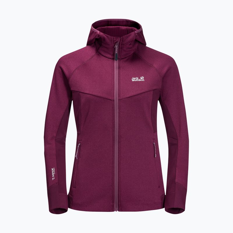 Jack Wolfskin női Hydro Grid Fleece pulóver rózsaszín 1709911 7