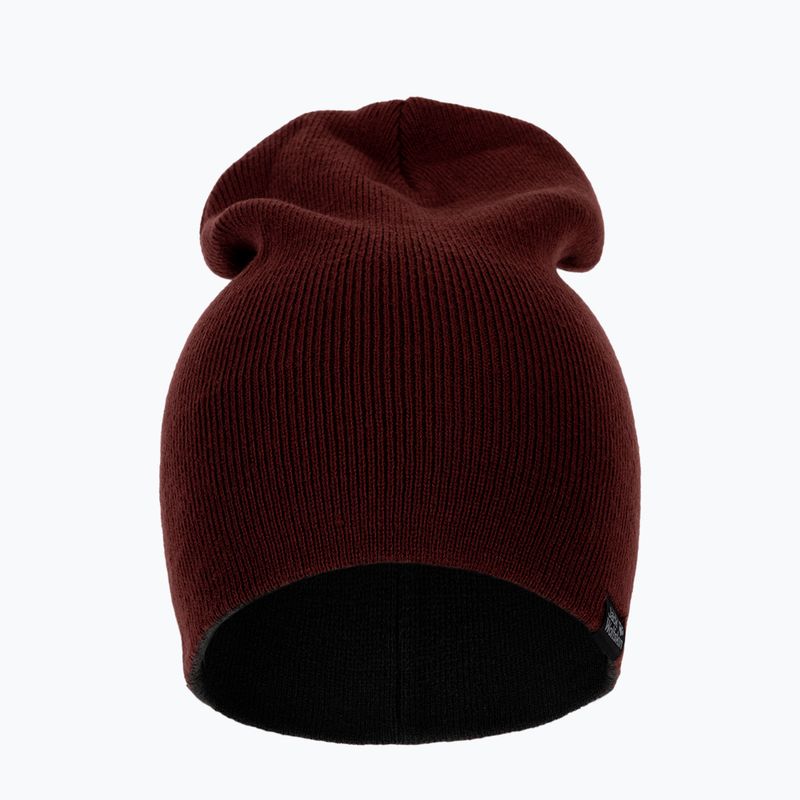 Jack Wolfskin Rib téli sapka bordó 1903891 2