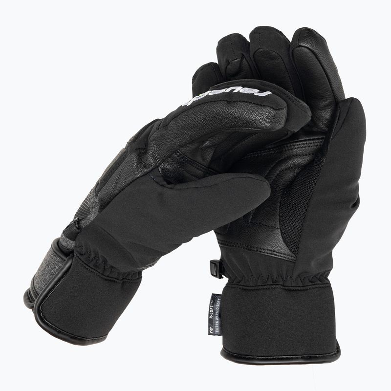 Reusch Storm R-Tex Xt síelő kesztyű fekete/fekete melange/neonzöld
