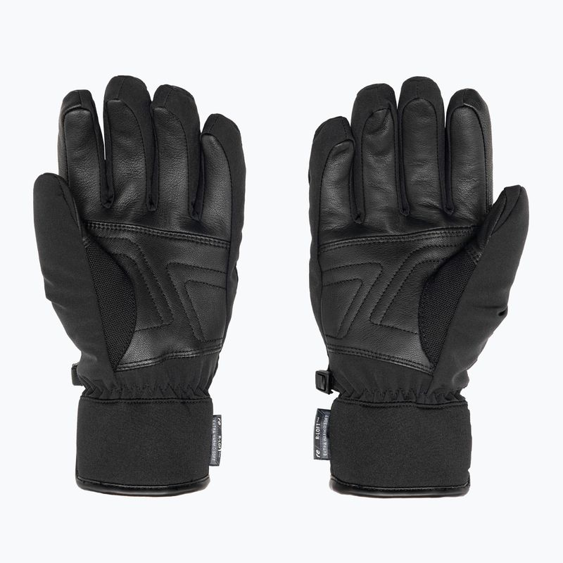 Reusch Storm R-Tex Xt síelő kesztyű fekete/fekete melange/neonzöld 2