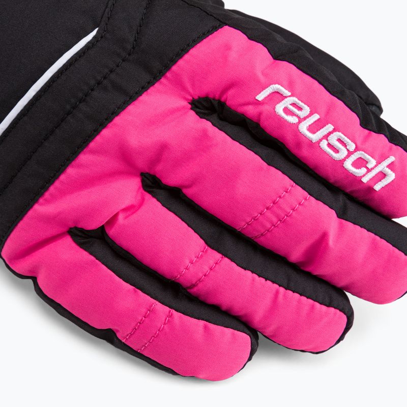Reusch Alan gyermek síelő kesztyű fekete/rózsaszín 60/61/115 4