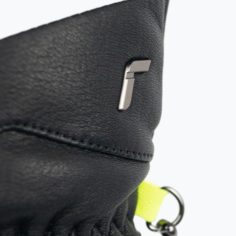 Síkesztyűk Reusch Master Pro black/white/safety yellow 7