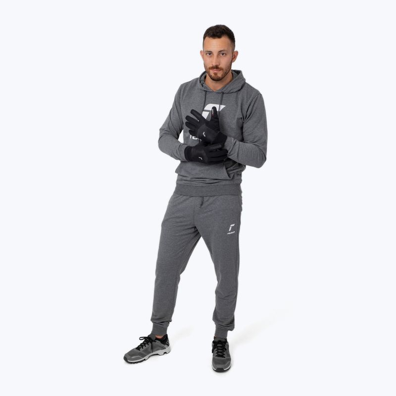 Síkesztyűk Reusch Garhwal Hybrid Touch-Tec black/silver 7