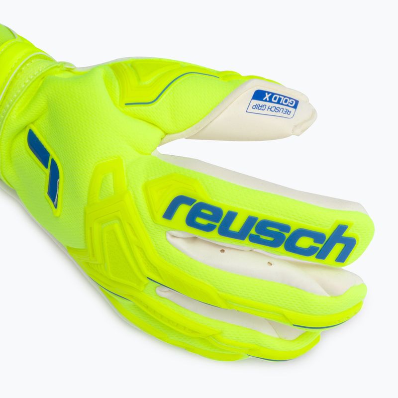 Reusch Attrakt Freegel Gold X kapus kesztyű sárga 5270935 3