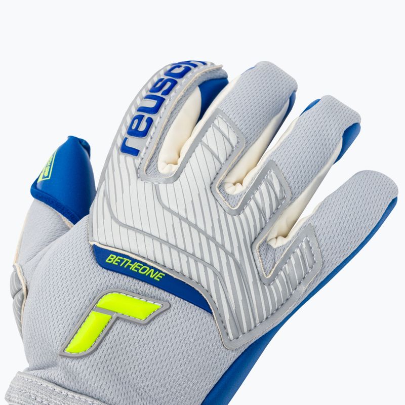 Reusch Attrakt Gold X 6006 szürke-kék kapuskesztyű 5270945-6006-9.5 3