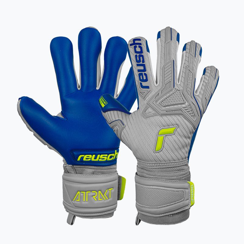 Reusch Attrakt Freegel Gold Finger Support kapus kesztyű szürke 5270130-6006 5