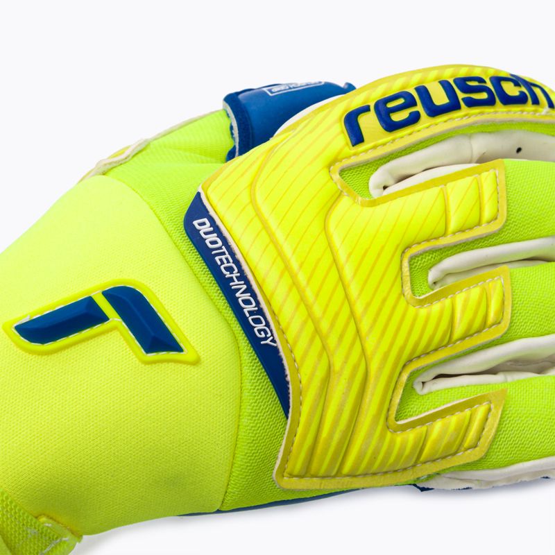 Reusch Attrakt Duo kapuskesztyű sárga-kék 5270055 3