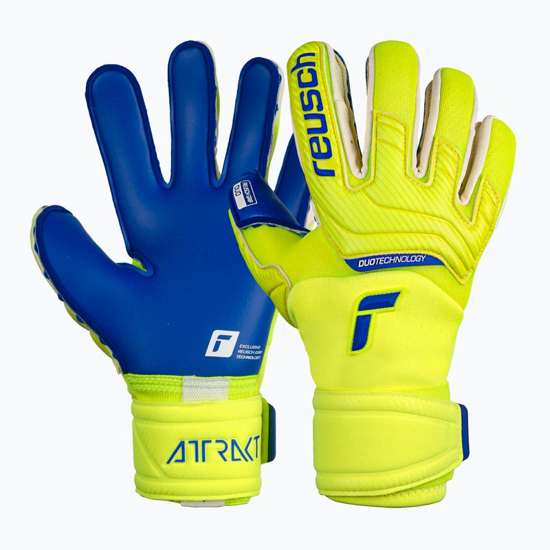 Reusch Attrakt Duo kapuskesztyű sárga-kék 5270055 5