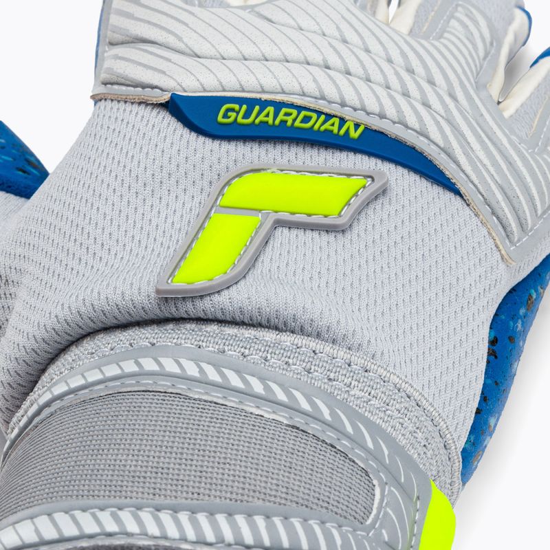 Reusch Attrakt Fusion Finger Support Guardian szürke gyermek kapus kesztyű 5272940 4