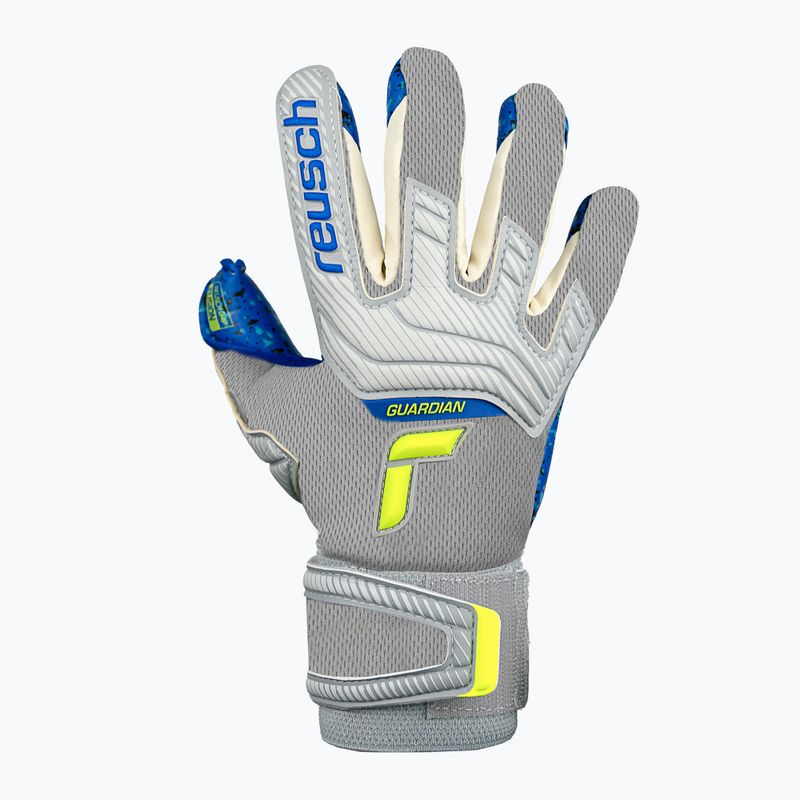 Reusch Attrakt Fusion Finger Support Guardian szürke gyermek kapus kesztyű 5272940 10