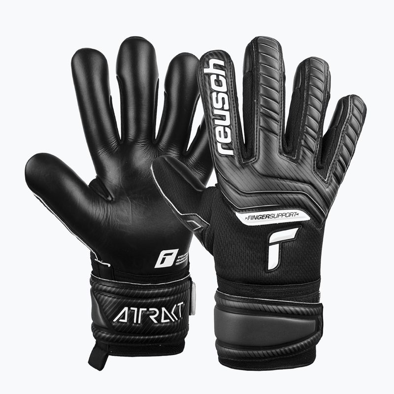 Reusch gyermek kapuskesztyű Attrakt Infinity ujjtámasz fekete 5272720 4