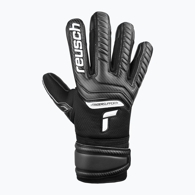 Reusch gyermek kapuskesztyű Attrakt Infinity ujjtámasz fekete 5272720 5