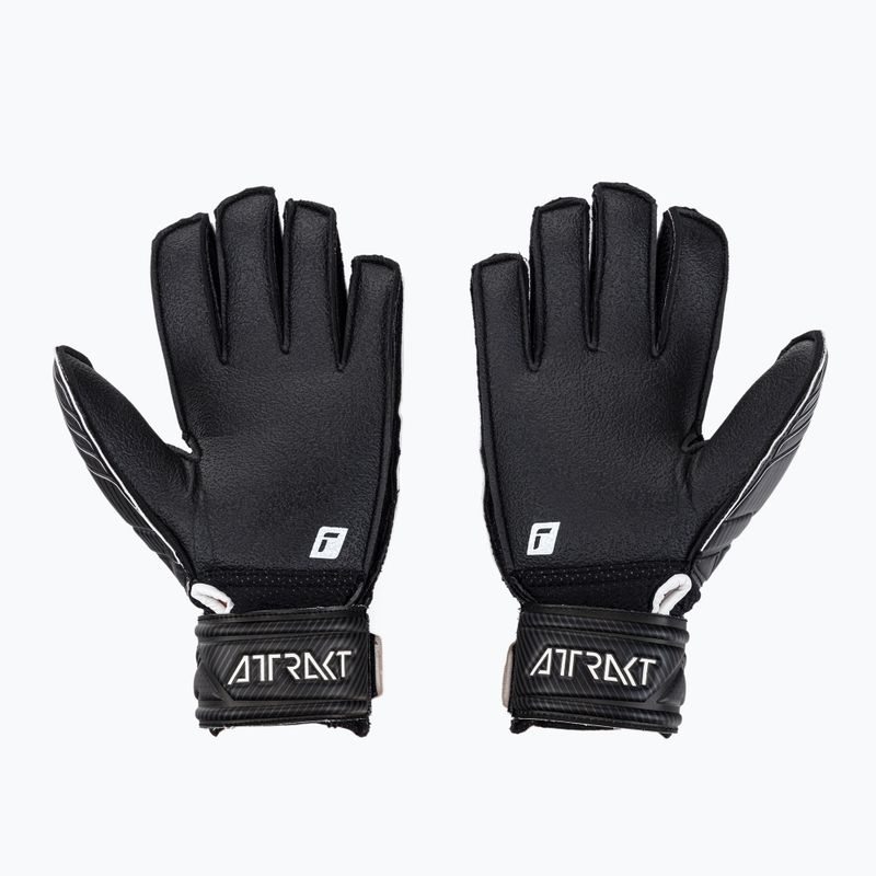 Reusch Attrakt Resist Finger Support Junior gyermek kapuskesztyű fekete 5272610 2