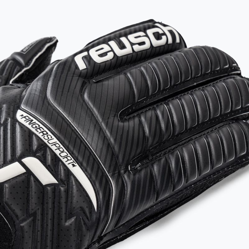 Reusch Attrakt Resist Finger Support Junior gyermek kapuskesztyű fekete 5272610 3
