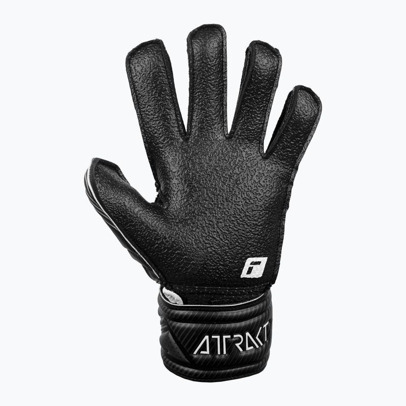 Reusch Attrakt Resist Finger Support Junior gyermek kapuskesztyű fekete 5272610 8