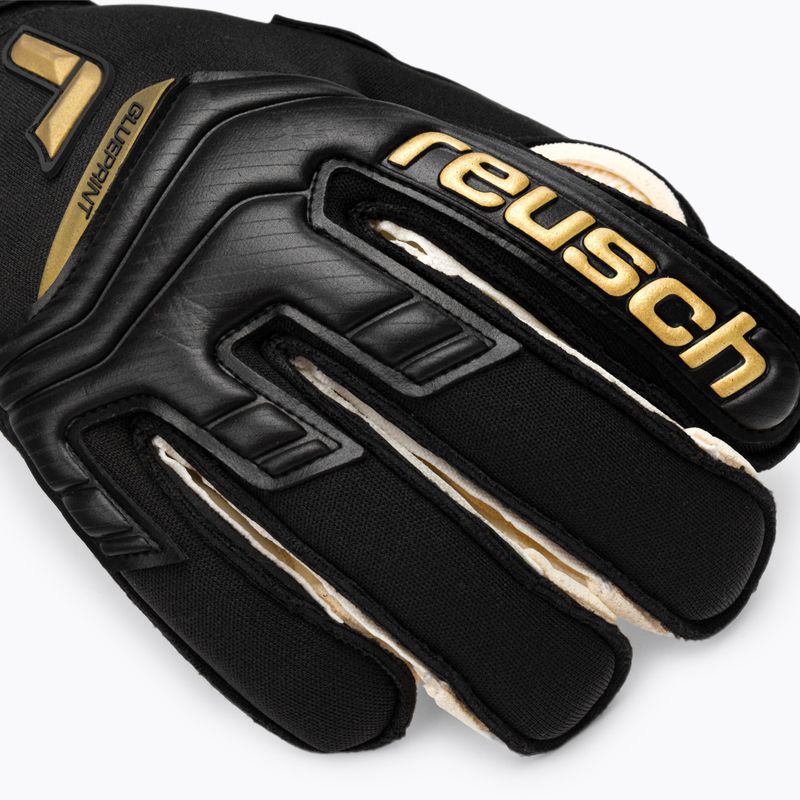 Reusch Attrakt Gold X GluePrint Ortho-Tec kapus kesztyű fekete 5270970 5