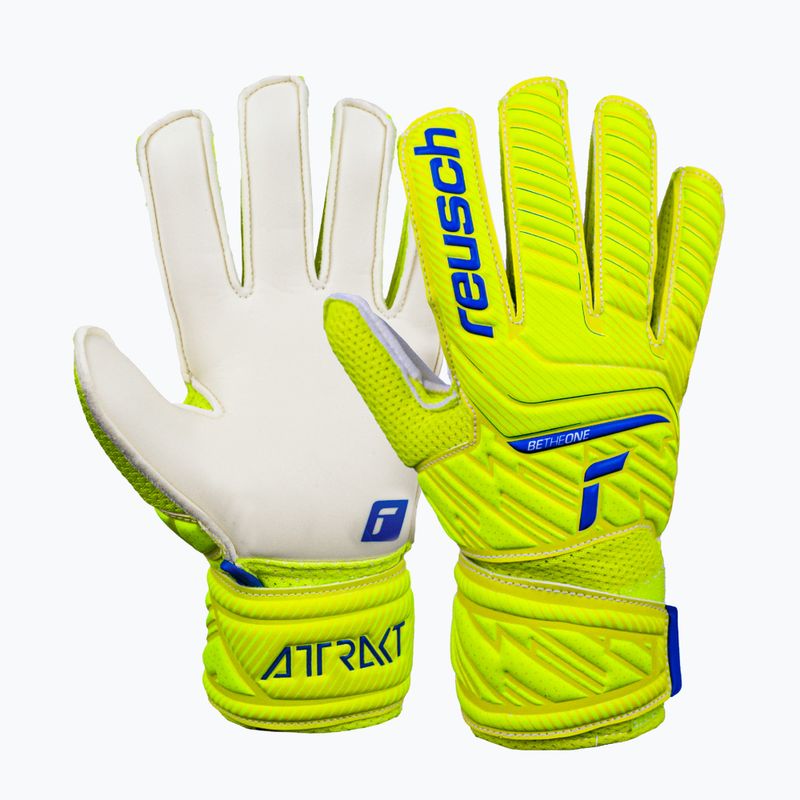 Reusch Attrakt Solid Junior gyermek kapuskesztyű sárga 5272515-2001 5